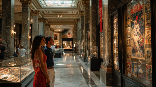 A virtual tour through the museum leaves digital footprints